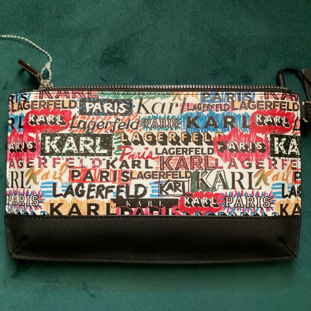 Karl Lagerfeld Graffiti Clutch Wristet